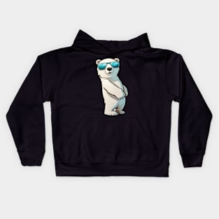 Cool Polar Bear Kids Hoodie